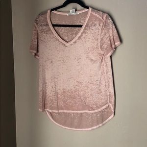 Light pink v neck